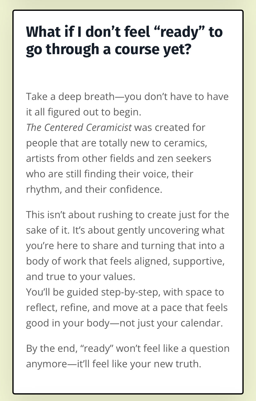 The Centered Ceramicist | An Unforgettable Journey