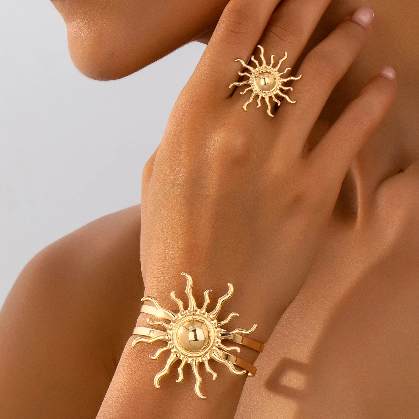 Cosmic Bracelet and Ring Set