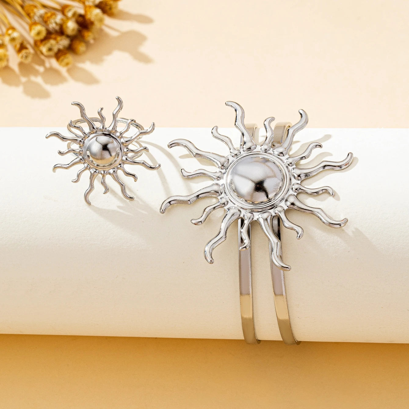 Cosmic Bracelet and Ring Set