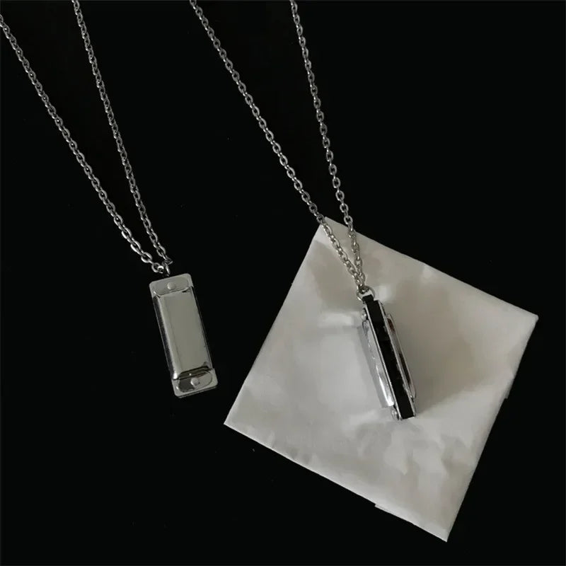 Sound Anchor Mini Harmonica Necklace