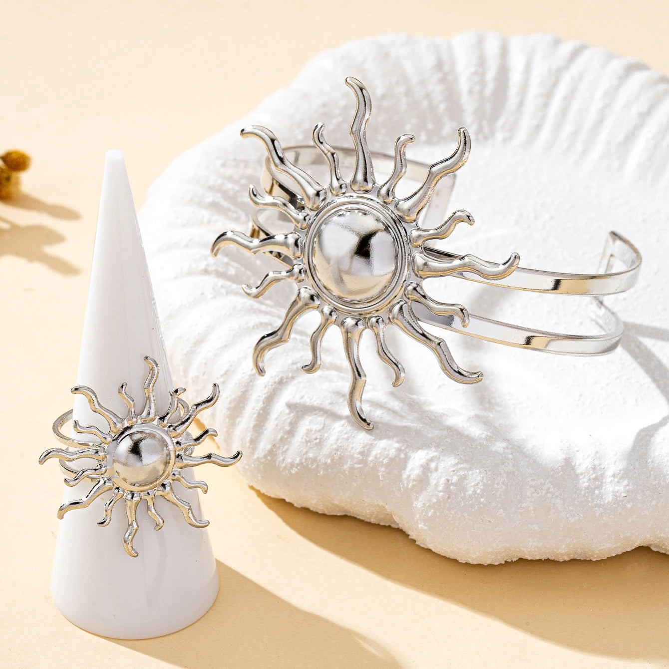 Cosmic Bracelet and Ring Set